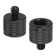 2 Pcs Tripod Screw Adapter M10 Female to 1/4" Male Tripod Nut Camera Mount Screw