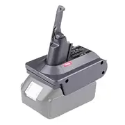 V7 V8 Adapter for Makita 18V Lithium-Ion Battery Convert To for Dyson V7 V8 Tool Use for Dyson V8 Se Gray-Black