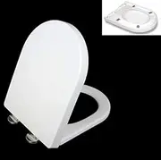 Thick Toilet Seat Soft Close Luxury White Heavy Duty Quick Release U Shape AU with Non-Slip Seat Bumpers