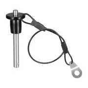 304 Stainless Steel Grip Push-Button Locking Pins with 24cm Wire (6mm-30mm)