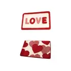 Love Themed Bath Mat Valentine's Day Floor Mat Cushion Floormat Thick Versatile
