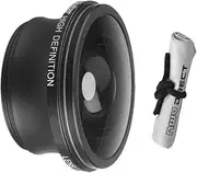 2.2X Teleconverter Lens for Sony HXR-MC2500 + Nw Direct Microfiber Cleaning Cloth