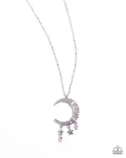 Paparazzi LUNAR LANDMARK Purple Necklace NWT