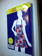 SIMPLICITY E2010 SEWING PATTERN KITCHEN CRAFTS APRON SIZE S-L