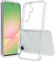 T Tersely Hybrid Clear Crystal Case Compatible with Samsung Galaxy A56 5G (2025) - TPU + Polycarbonate Technology, Anti-Yellowing Protective Case, Shockproof Bumper Cover