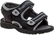 [Rugged Bear] Kids Boys Girls Open-Toe Outdoor Sport Water Sandals - beach pool slide adjustable strap shoes athletic summer (Toddler/Little Kid/Big Kid)