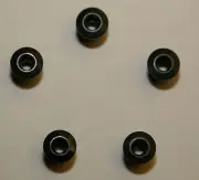 Kronos Aluminum Alloy Inner Chainring Bolts Black (8.0 mm long) - 5 pcs.
