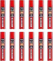 Pentel Ain Stein Lead Refill 0.5mm 2B Grade, 12 Leads Per Tube, Box of 12 Tubes, Total 144 Leads (C275S-2B)