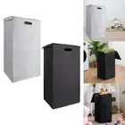 Laundry Basket Foldable Sturdy with Lid Lightweight with Handle Clothes Storage