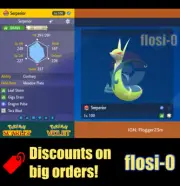 6IV Shiny Serperior Pokemon Scarlet and Violet