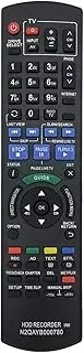 MYHGRC New Replacement Panasonic N2QAYB000780 Remote Control Compatible with Panasonic HDD Box Recorder TV DVD Recorder DMR-HWT230EB DMR-HWT130EB DMR-PWT635 BLU RAY - No Setup Required