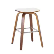 Bronze Bar Stool White