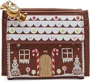 [Betsey Johnson] Gingerbread Bifold Wallet, Brown, One Size