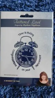 CLOCK - RETIREMENT - A MOMENT IN TIME DIE SET 426988 - Tattered Lace