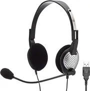 Communications NC-185VM USB C1-1022600-50 Model NC-185 VM USB High Fidelity Stereo USB Computer Headset,Black