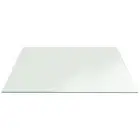 Clear Tempered Rectangle Glass Table Top 3/8" Inch Thick with Flat Polished Edge