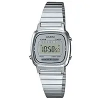 在飛比找蝦皮商城優惠-【CASIO】時尚質感優雅不鏽鋼電子腕錶-灰面(LA-670