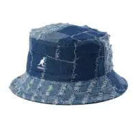 在飛比找Yahoo奇摩購物中心優惠-KANGOL DENIM MASHUP BUCKET 袋鼠 