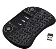 3 Colour Backlit 2.4Ghz Mini Wireless Keyboard and Mouse Wireless Touchpad Recha