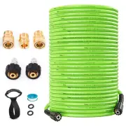 Pressure Washer Hose 100FT 1/4”, 4000 PSI Kink Resistant High Pressure Hose M...
