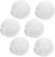 PLAFOPE 6pcs Led Bulb Globe Lampshade Light Diffusion Fog Round Led Cover for Light Distribution