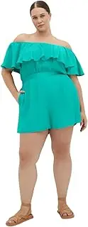 [City Chic] Women's Plus Size Serene Playsuit