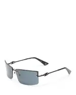 Le Specs Alien Rectangle Sunglasses, 69mm