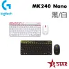 Logitech 羅技 MK240 NANO 無線鍵盤滑鼠組 黑黃/紅白