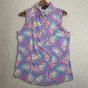 Sunday Swagger Maldives Vest Multicolor Women's Performance Stretch Size M