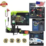 40FT Battery-Powered Circuit Tester with Built-in Flashlight for Automotive Use