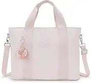 [Kipling] Minta Large Metallic Shoulder Bag Pink Shine, Pink Shine, 17.25''L x 11.75''H x 7''D