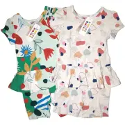2 Dot Smile 5 6 Terrazzo Nurture Nature 1pc Outfit Lot Romper Built In Shorts