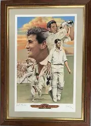 KEITH MILLER Signed Print Brian Clinton Limited Edition Museum Framed COA