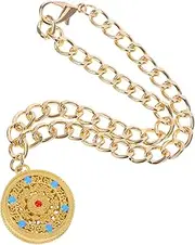 PERSELOSO Pet Metal Lock Pendant Necklace Tassel Charm New Year Pet Collar Dog Collar Puppy New Years Cats Collar Fortune Pendant Pet Accessories Golden