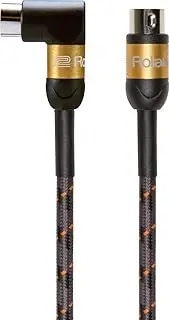 Roland MIDI Cable (Gold Series) - 5ft - Right-Angle/Straight (RMIDI-G5A)