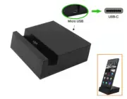 Micro USB to Type-C Dock Base Cradle for Samsung Galaxy Z Flip4 A04S A23 5G AU