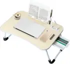 9SHOME Laptop Bed Desk, Notebook Bed Table Stand, Portable Foldable Lap Bed D...