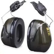 Peltor Optime Earmuff Cap-Mount Headset, 24 dB NRR