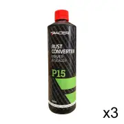 3 x Pacer P15 Rust Converter & Primer 500ML Converts Rust into Protective Layer