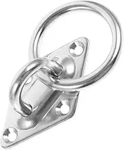 MUSISALY Trailer Tie Down Mounting Plate Ring Tow Hook for Trucks Trailers Easy Installation Resistant Secure Connection Versatile Accessory