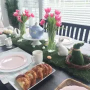 Synthetic Grass Artificial Turf Event Table Runner for Party Decor 1 ft x 4 ft