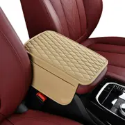 Microfiber Leather Car Center Console Cover Car Arm Rest Cover with 2 Storage Bags