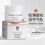 泊泉雅晶透皙潤懶人素顏霜輕薄自然透氣妝感遮瑕裸妝V7素顏面霜