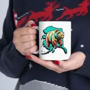 Alaska Grizzly Bear Ceramic Mug, 11oz 15oz
