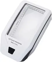 PLAFOPE 1Pc LED Magnifying Glass Portable Reading Magnifier with Built Light for Enhanced Clarity for Reading Books Currency Inspection and Stamps Lightweight and Easy to Carry