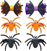 Umelyn Halloween Spider Hair Clips Cute Spider Web Hairpins For Kids Girls Funny Halloween Cosplay Costume Hair Accessories
