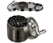 Herb Grinder, 4 In 1 Pieces Grinder, Spice Grinder Large, Zinc Alloy Grinder, Spice Dry Grinder, Premium Grinder