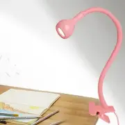 LED Desk Lamp,360°Flexible Gooseneck and Clamp Reading Light,Portable USB P