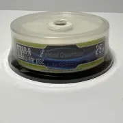 Optical Quantum 4x 25gb BD-R Single Layer Blu Ray Recordable Logo Top 25pk