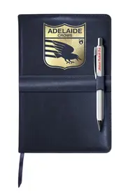 Adelaide Crows AFL Heritage Logo Notebook with Pen Strap Gift Set
